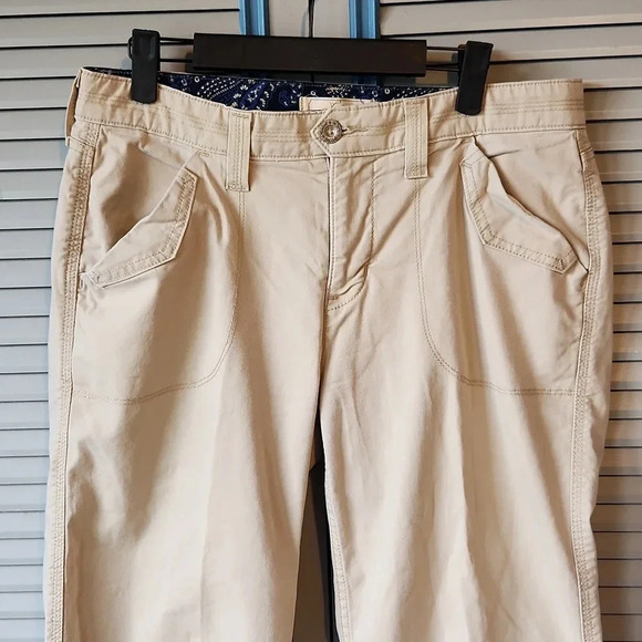 Levi's Khaki Cropped Wide Leg Pants - Picture 3 of 11